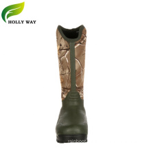 Camo rubber and neoprene rubber boots for hunting